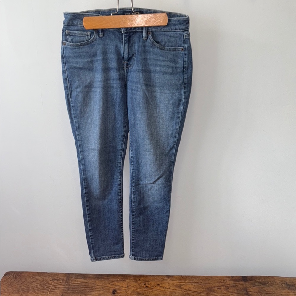 Lucky Brand Blue Ankle Cropped Denim